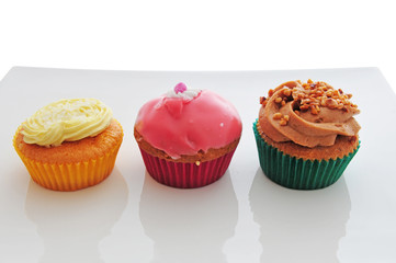 Trio cupcakes