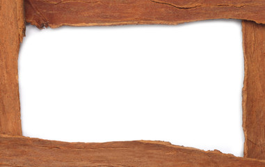 Frame made of cinnamon barks