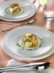 aspic de jambon et courgettes