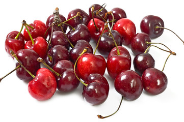 Naklejka na ściany i meble fresh ripe cherry