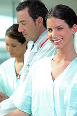 Portrait d'une assistante médicale