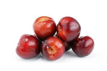Red plums