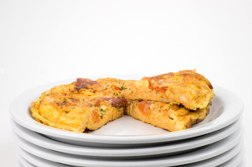 frittata di pasta farcita