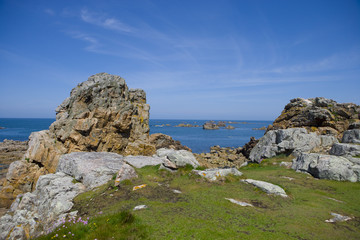 Fototapeta na wymiar Bretonische Küste