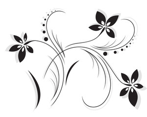 Flower vector pattern