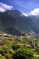 Madeira mountain scenery, Lombo da Serra dos Judeus,