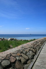 Fototapeta na wymiar Blick auf die Ostsee