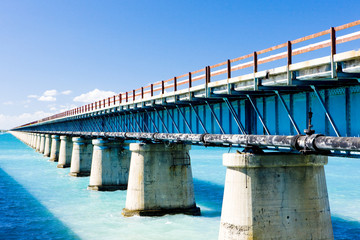 Obraz premium road bridge connecting Florida Keys, Florida, USA