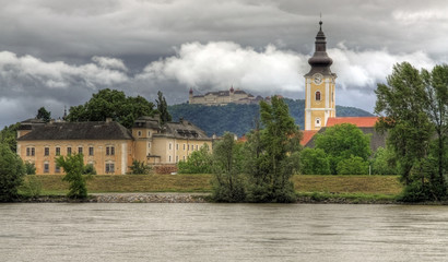 Blick auf das Benediktinerstift Göttweig (Österreich) HDR