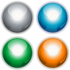 Glossy buttons