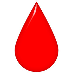 Fototapeta premium 3D Blood Drop