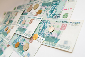 Background of the Russian currency
