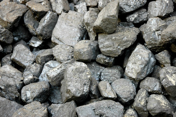 Stack of coal