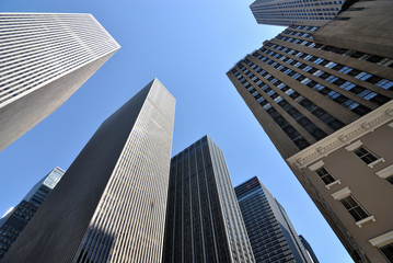 Fototapeta na wymiar New York City Skyscrapers