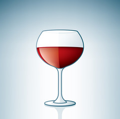 Red Wine Glass