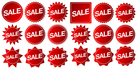 Set of Sale Tags
