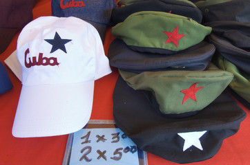 caps of the Cuban revolution on sale