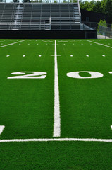 20 Yard Line on American Football Field