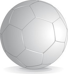 White soccer ball © hugolacasse