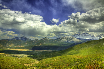 Obraz premium Rocky Mountain Overlook
