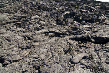 cold volcanic flow in detail