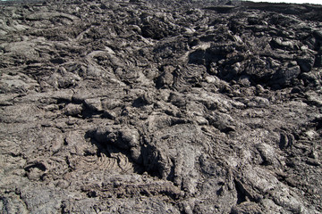 cold volcanic flow in detail