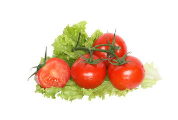 Tomatoes On Lettuce