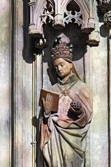Statue of saint, Stephansdom Vienna
