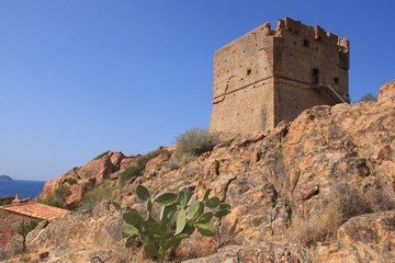 La tour de Porto sur son promontoire