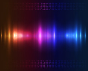 Abstract lights - colored vector background