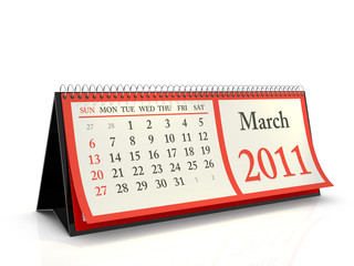 Desktop Calendar 2011 March