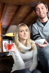 Portrait d'un jeune couple