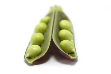 gousse de petits pois violette