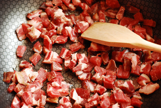 preparing meat