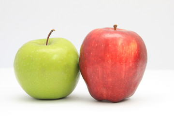 Apple red and green haft