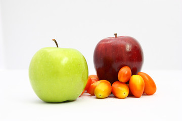 Apple green ,red and tomato1