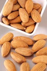 Fresh almonds