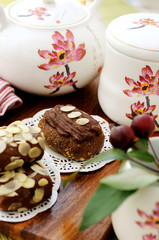 Сhocolate cakes made of  biscuit crumbs (no baking).