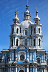 Bulbes de la cathédrale de Smolny