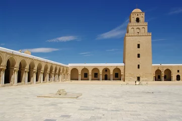 Fototapeten la grande mosquée de Kairouan (tunisie) © Thierry Hoarau