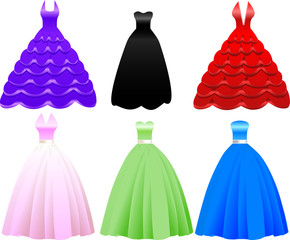 Formal Gown Dress Icons