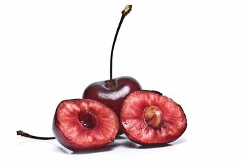 Cereza cortada.