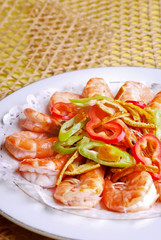 china delicious food--shrimp
