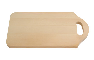 Chopping board isolated on a white background