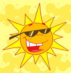 Hot Sun Vector Illustrations