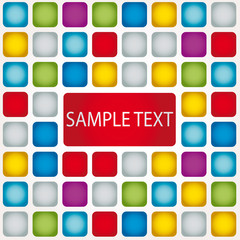 abstract mosaic vector composition background