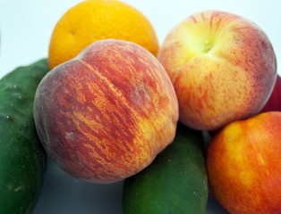 Fresh fruits and vegetables