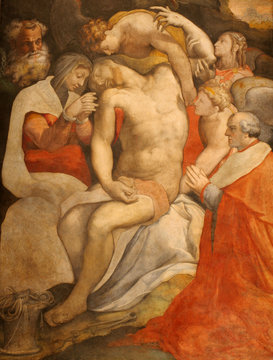 Rome - Painting Deposition From The Cross