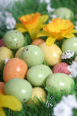 Pâques-Oeufs Pastels