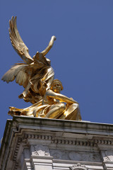 Victoria Memorial in front of Buckingham Palace in London, UK
